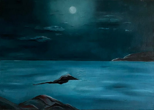 Artwork "Seaside by night"
